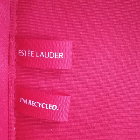 'Estee Lauder' Large Red Velvet Cosmetic Case NWOT - Picture 7 of 9